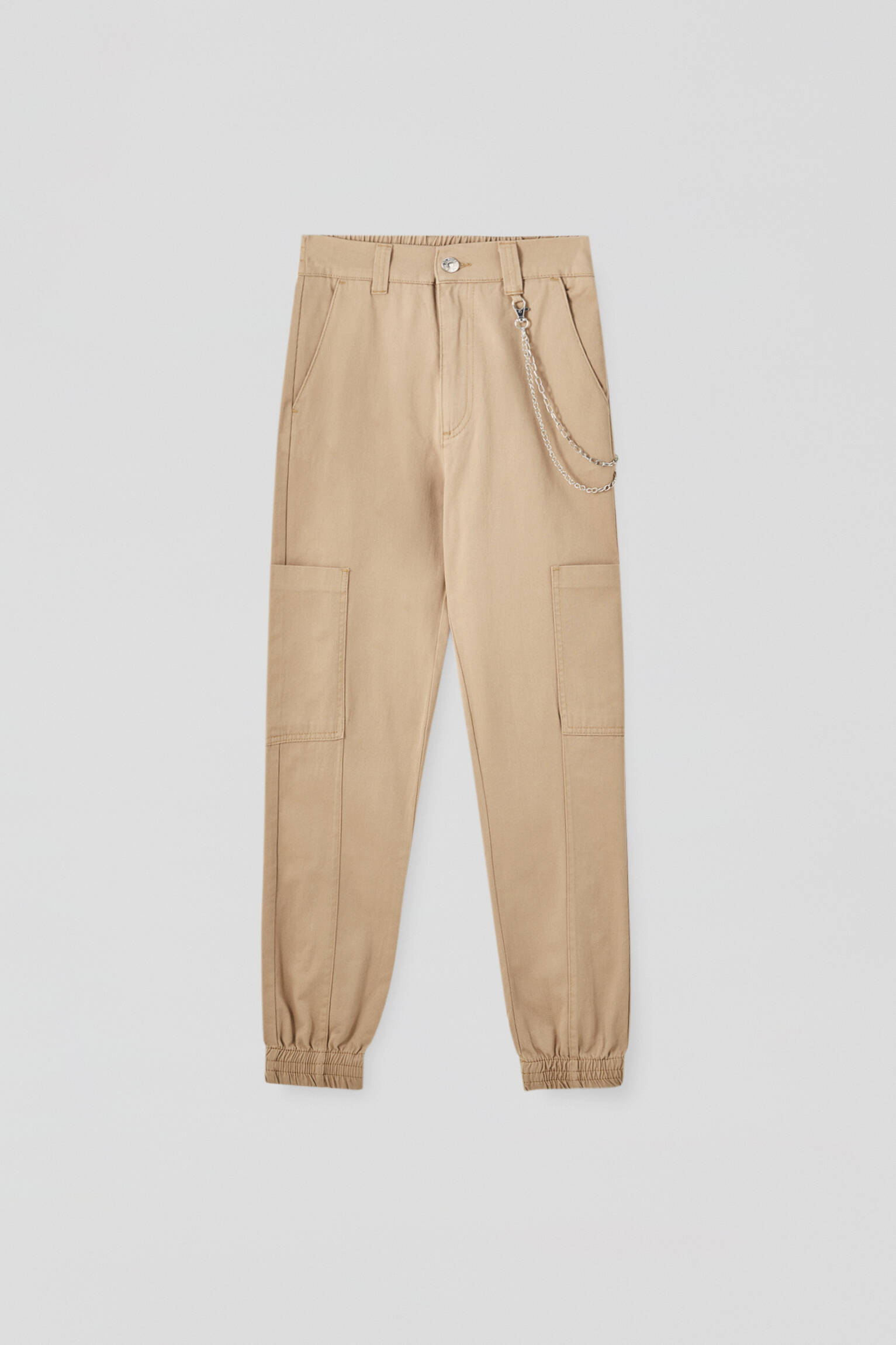 Pull \u0026 Bear - Pantalón cargo cadena bolsillo lateral