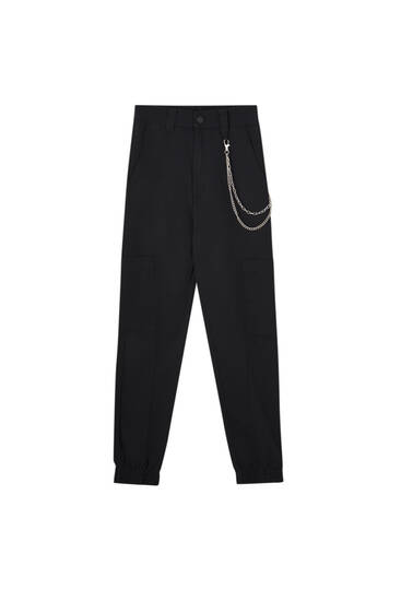 Hombre PULL\u0026BEAR Pantalón tailoring cadena | Pantalones \u003c ExtraLabs Software