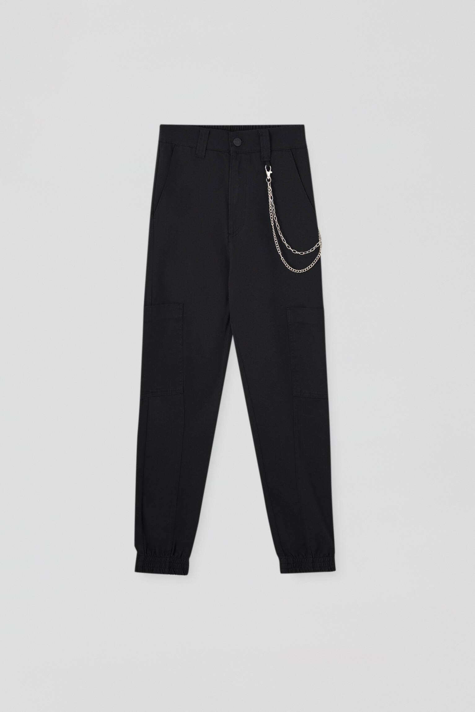 Pull \u0026 Bear - Pantalón cargo cadena bolsillo lateral