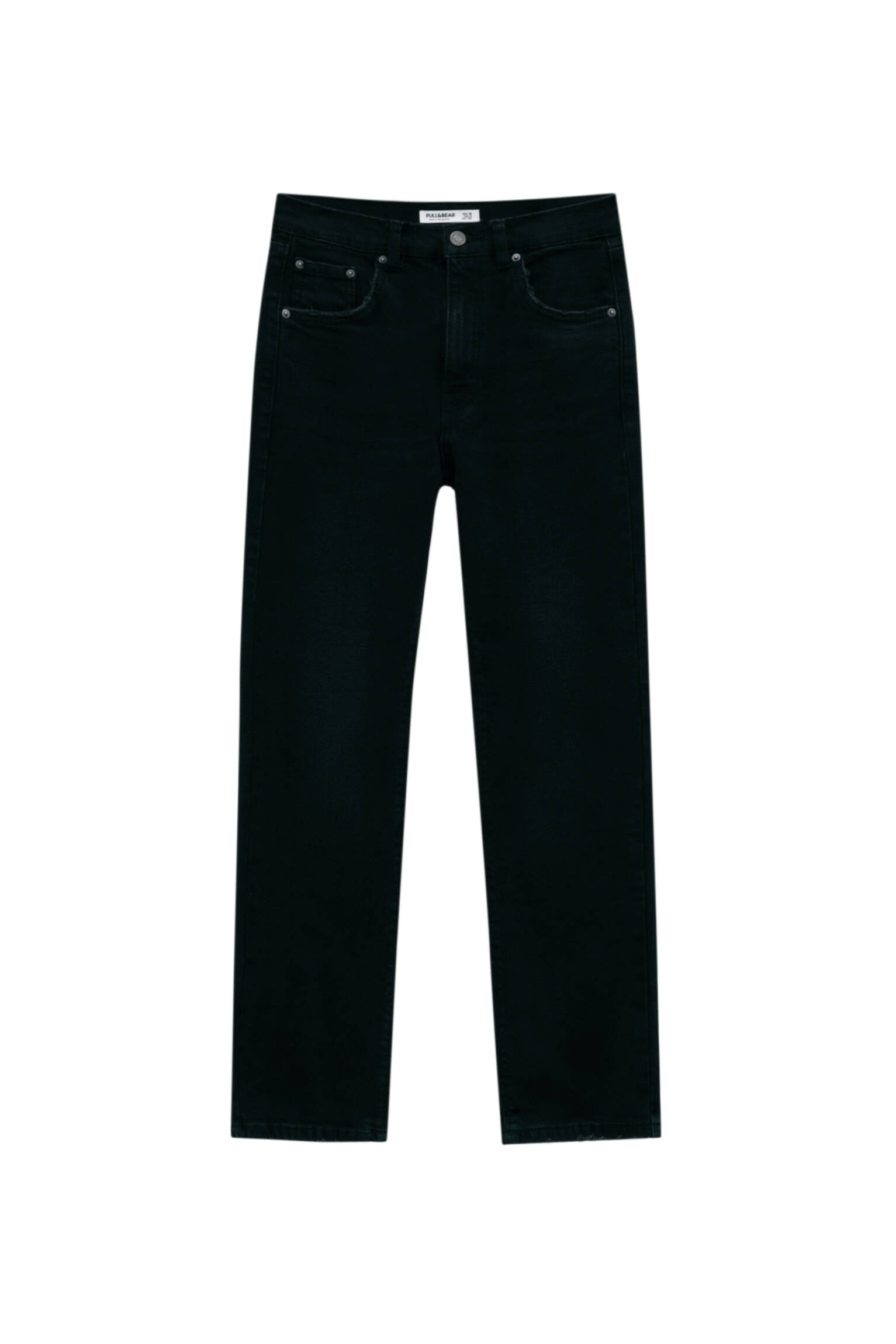 Базовые расклешенные джинсы ЧЕРНЫЙ Pull & Bear