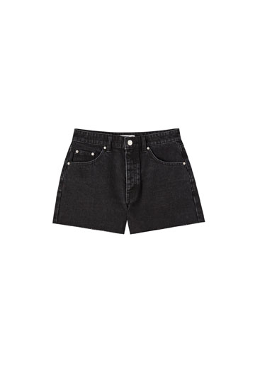 Basic denim shorts - ecologically grown cotton (at least 50%)