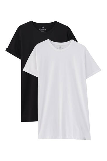 Men's Basic T-shirts | PULL\u0026BEAR