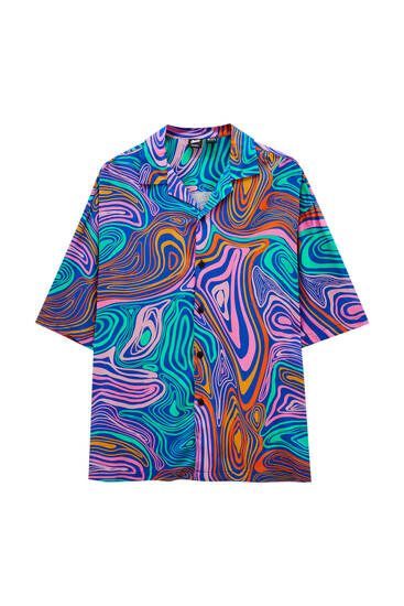 Psychedelic print shirt