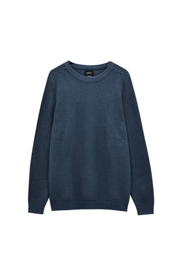 Knit crewneck sweater