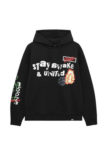 ‘Stay awake & united’ hoodie