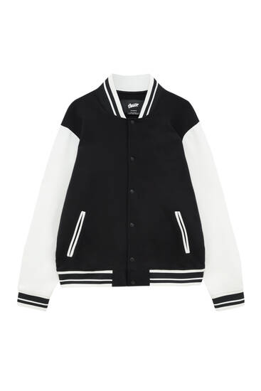 chamarra pull and bear cafe