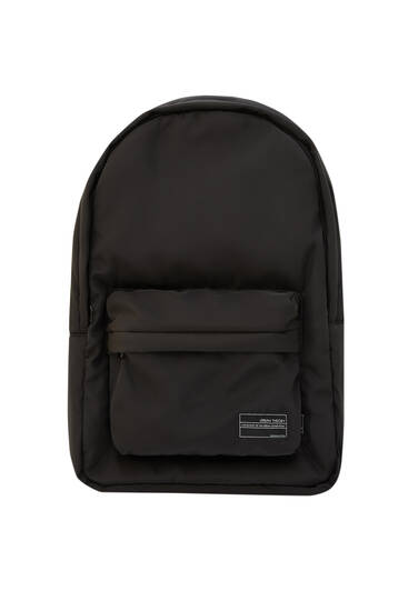 pull and bear black backpack