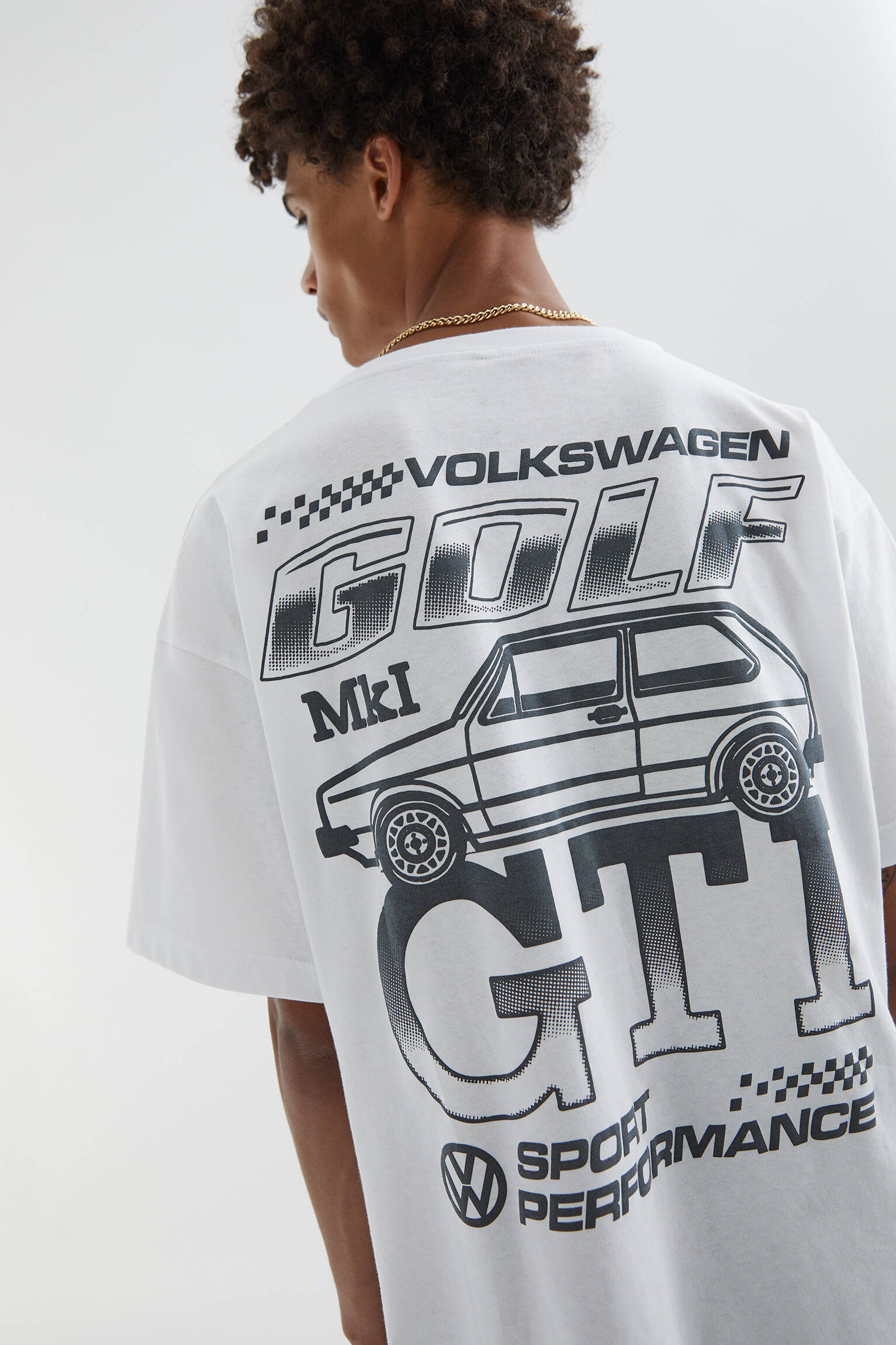 & Bear White Volkswagen Golf GTI T-shirt
