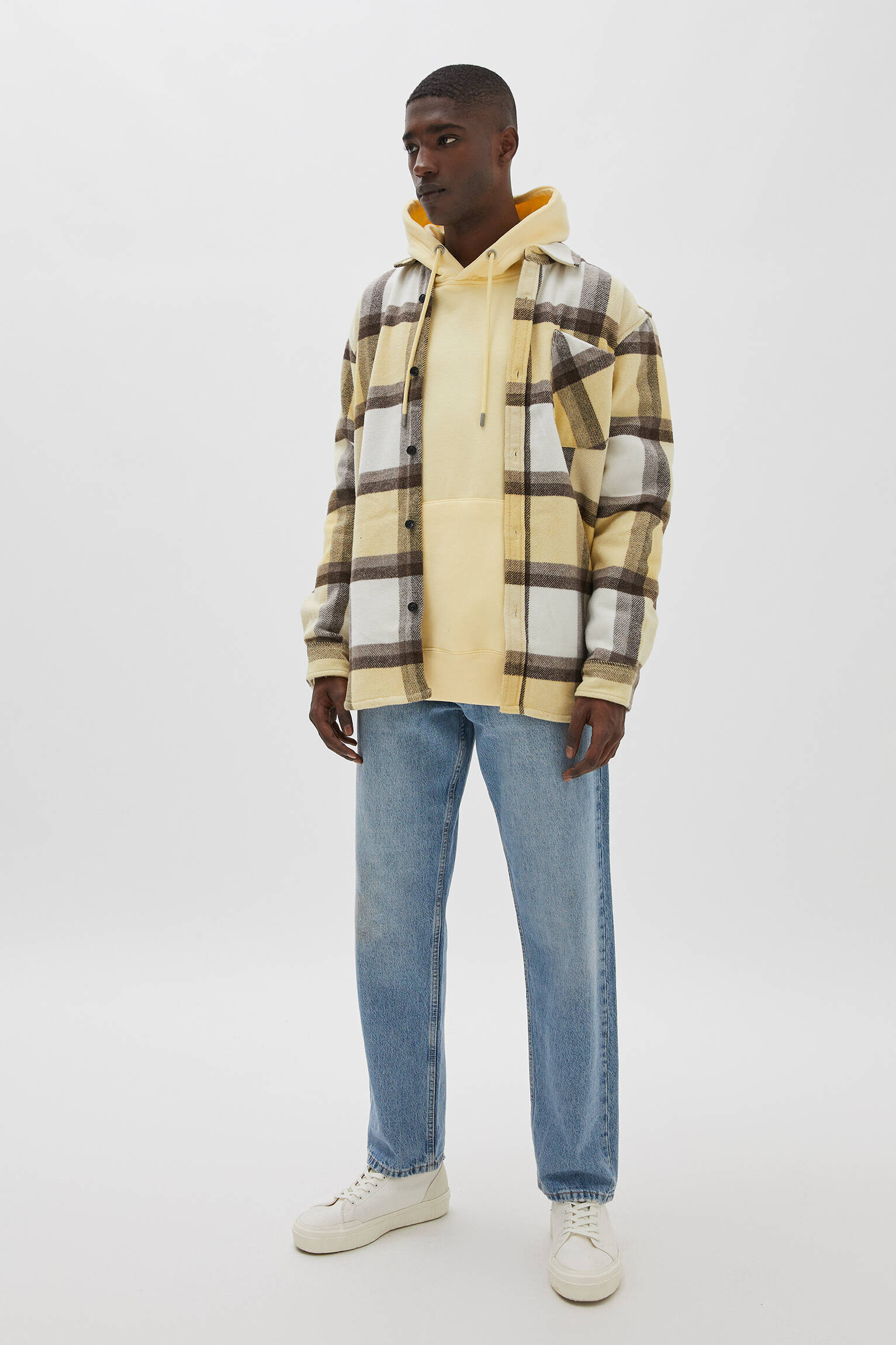pull and bear flannel shirt