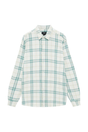 Checked shirt in pastel tones