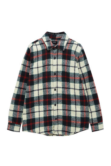 Check relaxed fit shirt