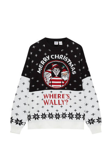 Χριστουγεννιάτικο πουλόβερ Where's Wally