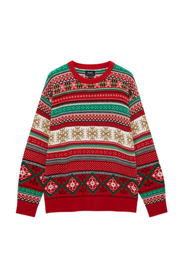 Christmas knit sweater