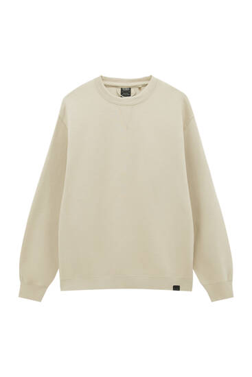 Sudadera basica hombre pull and bear Clearance