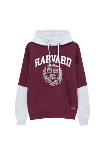 Contrast Harvard varsity hoodie