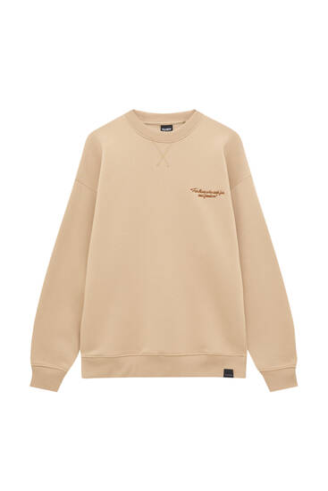pull and bear basic sweatshirt