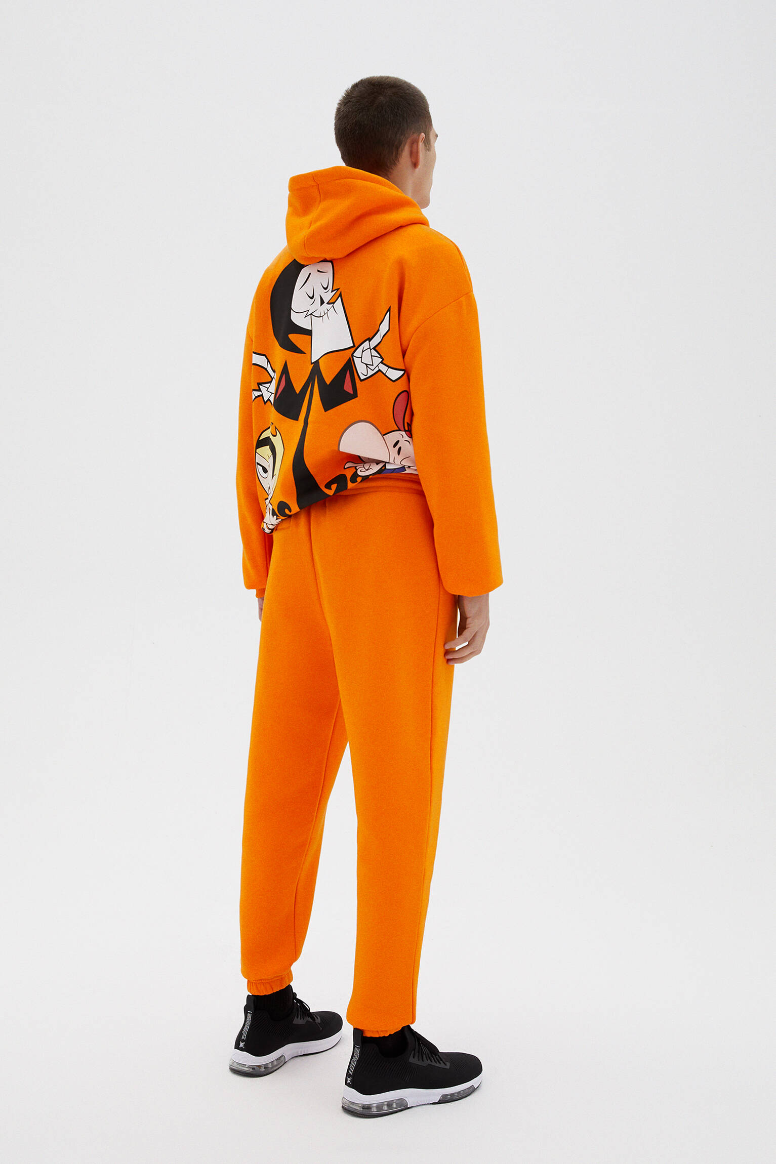 Pull \u0026 Bear - Sudadera naranja Billy \u0026 Mandy