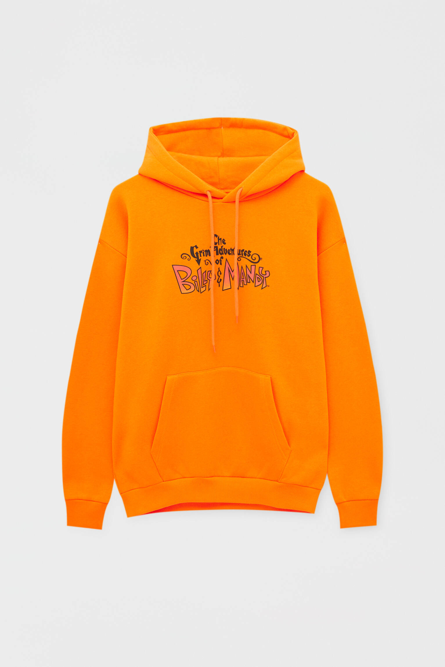 Pull \u0026 Bear - Sudadera naranja Billy \u0026 Mandy