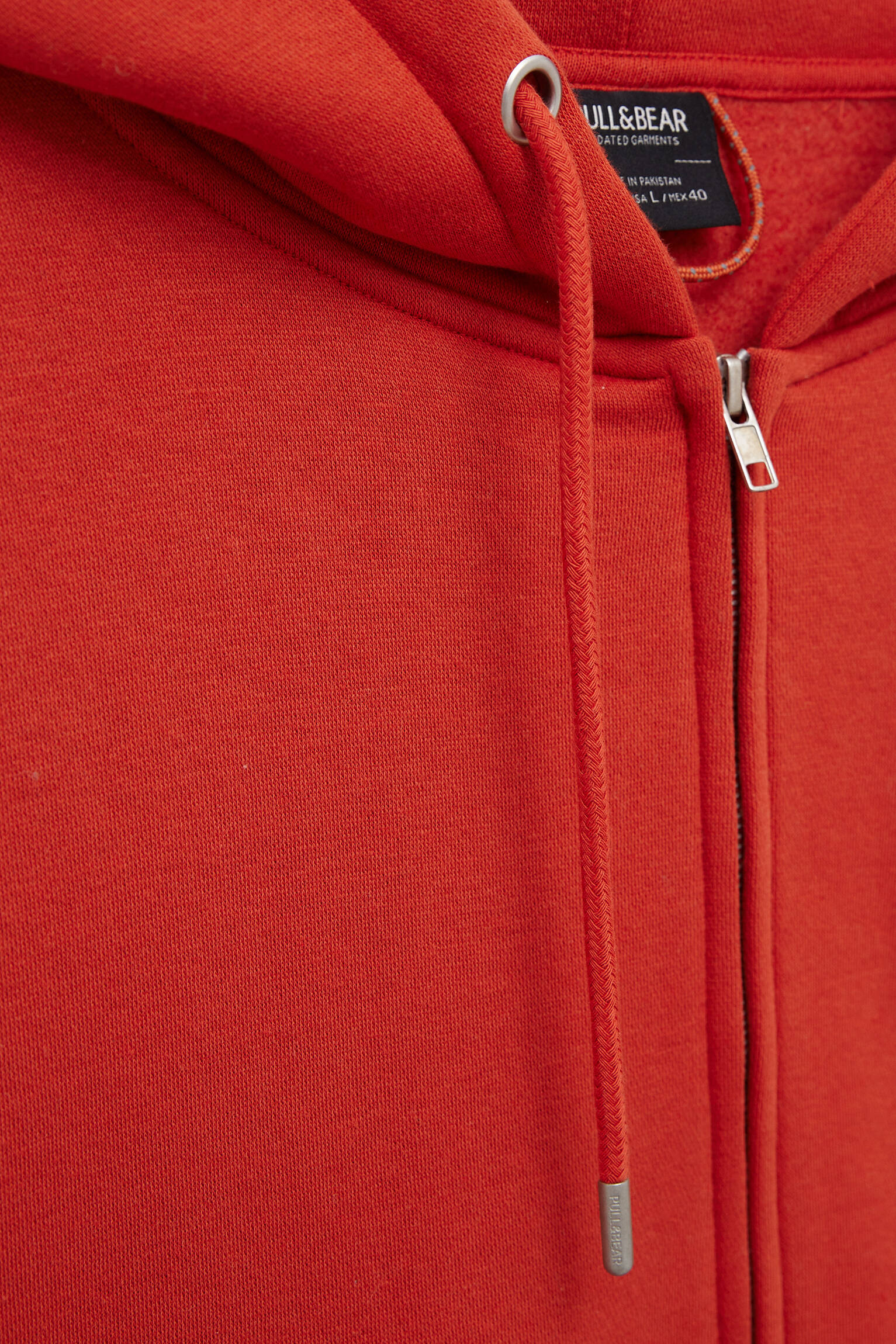 Pull \u0026 Bear - Sudadera básica capucha cremallera
