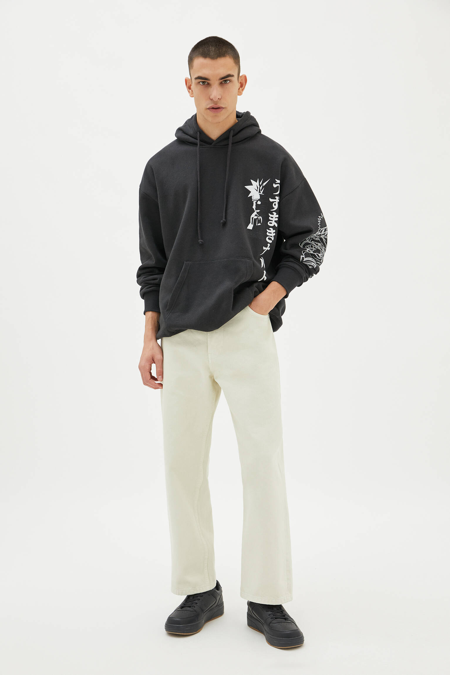 Pull \u0026 Bear - Sudadera Naruto capucha