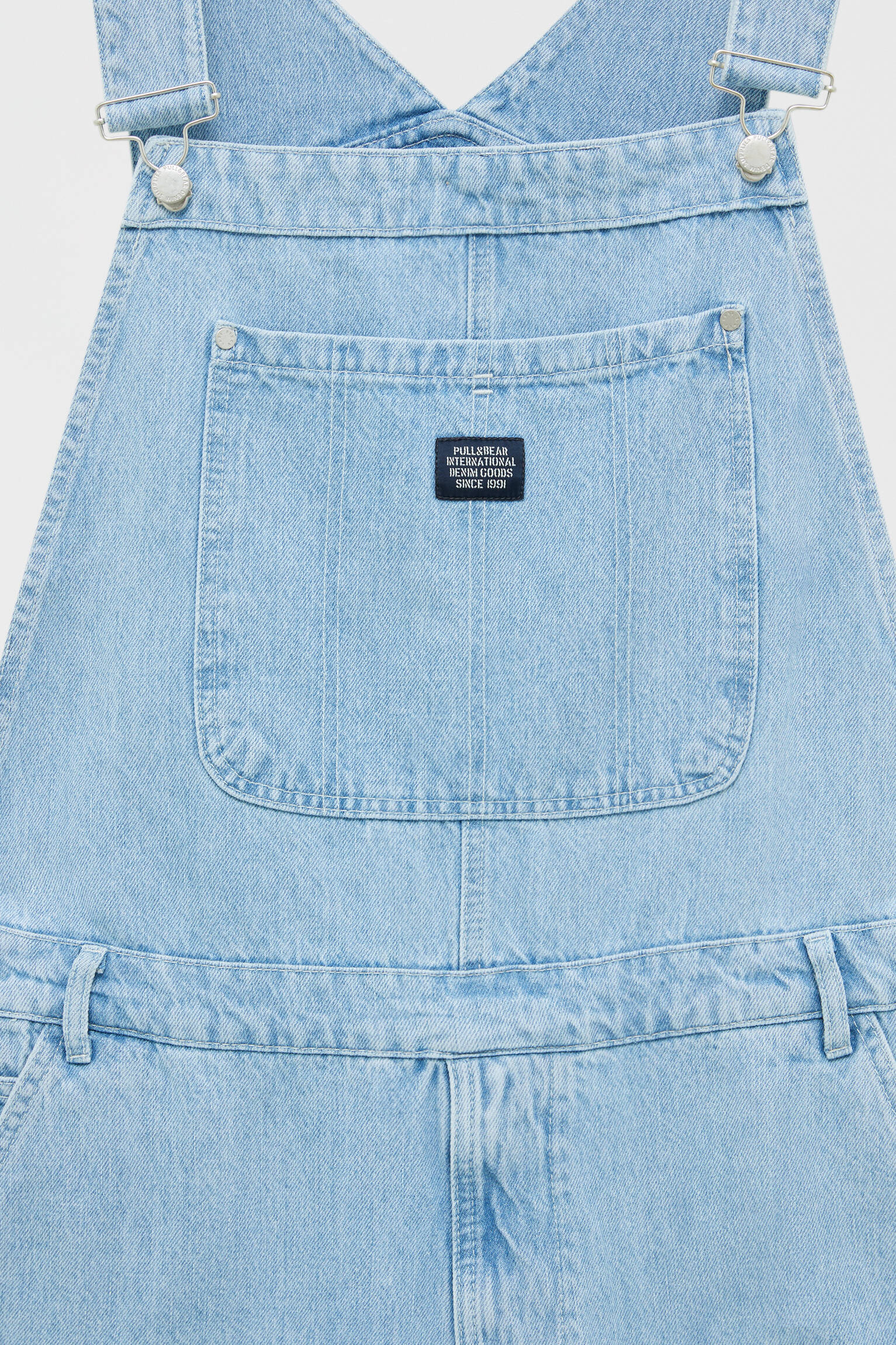 Pull \u0026 Bear - Peto vaquero corto azul