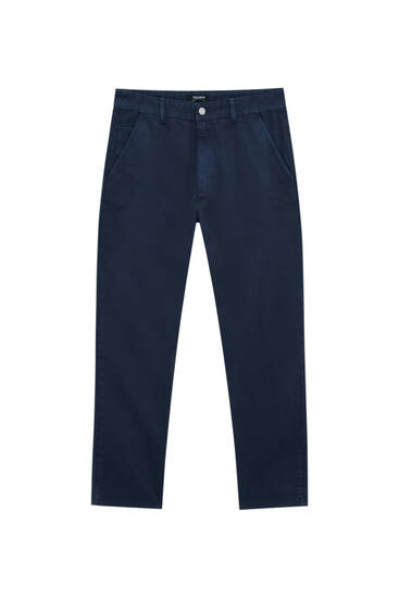 Standard fit chino trousers