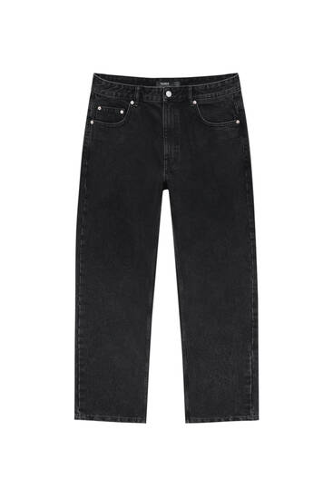 Faded standard fit jeans