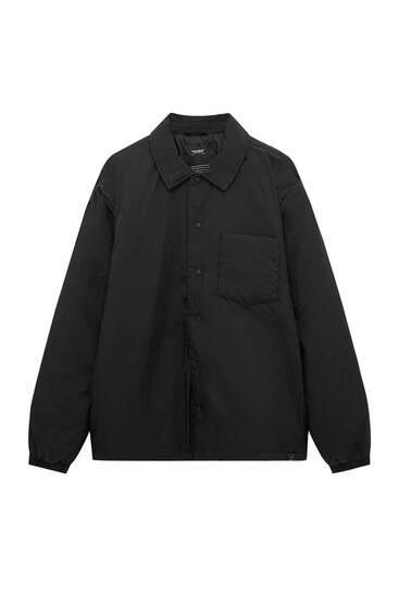 Overshirt with front pocket