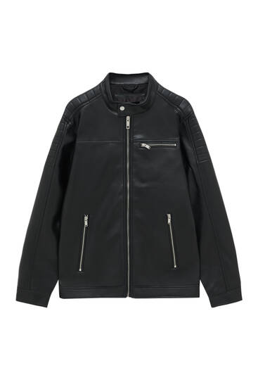 Chaqueta biker pull and bear Clearance
