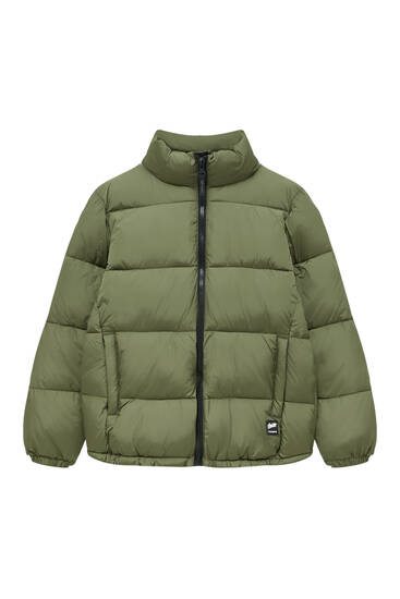 pull and bear puffer jacket mens
