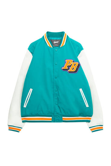 pull and bear green jacket