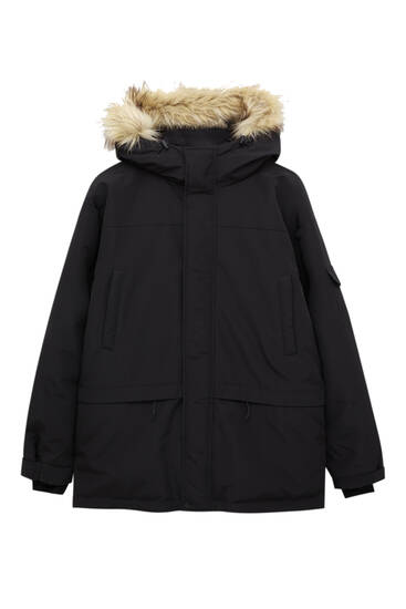 pull and bear parka jacket