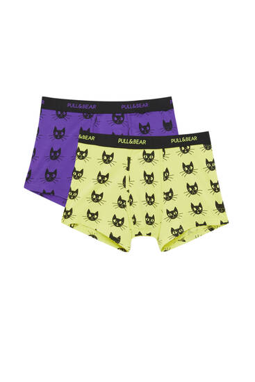 2-pack of cat boxers