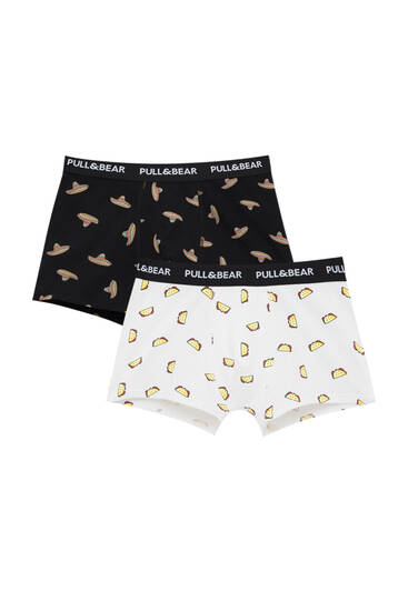 2-pack of Mexican print boxers