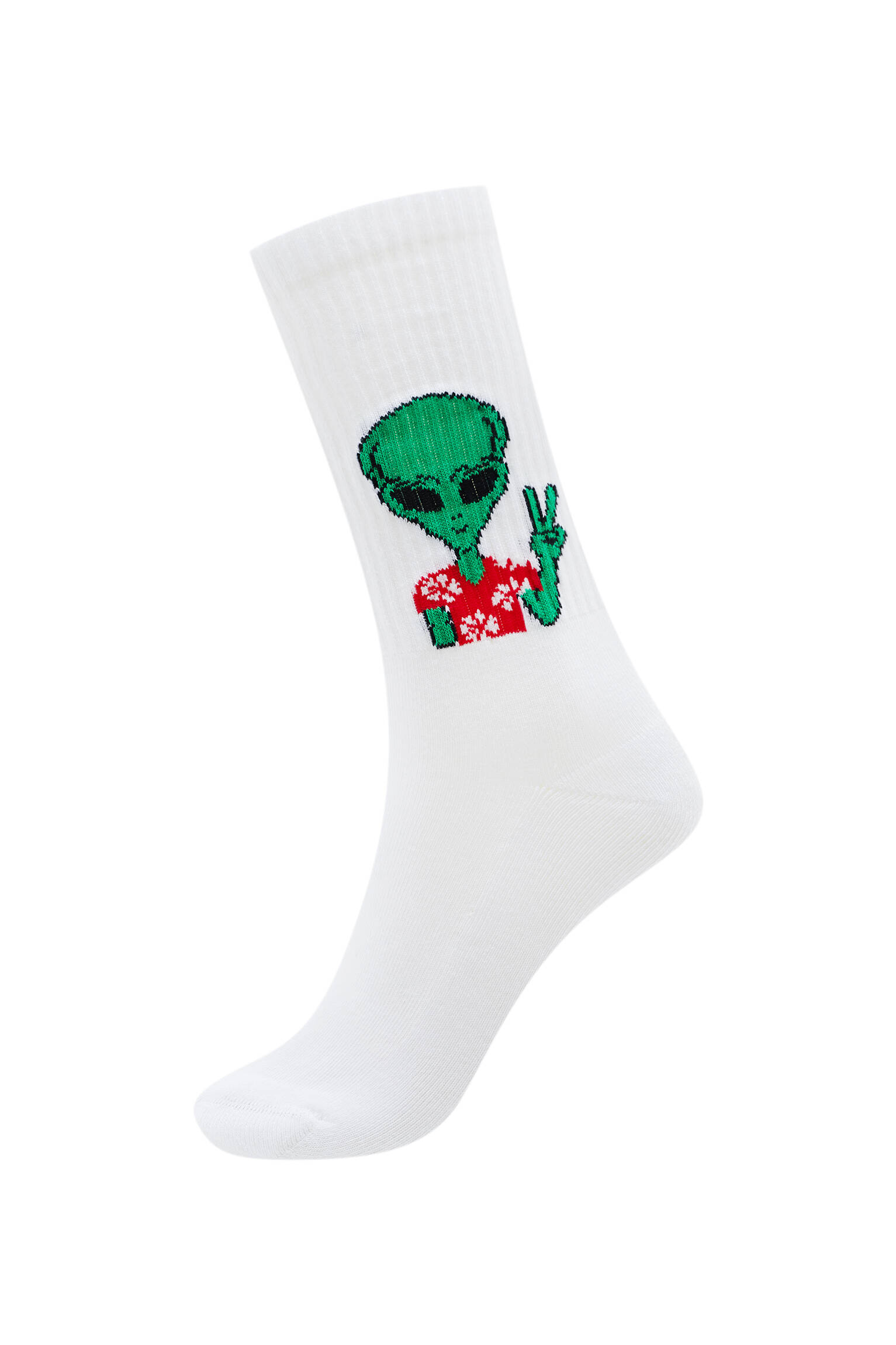 Спортивные носки с принтом «Инопланетянин» РАЗНЫЕ Pull & Bear