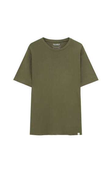 Camisetas basicas pull and bear hombre Clearance