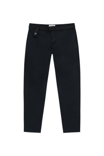 Smart skinny-fit chino trousers