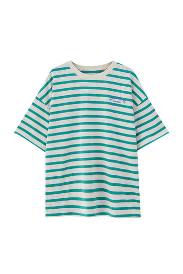 Camiseta rayas pull and bear Clearance