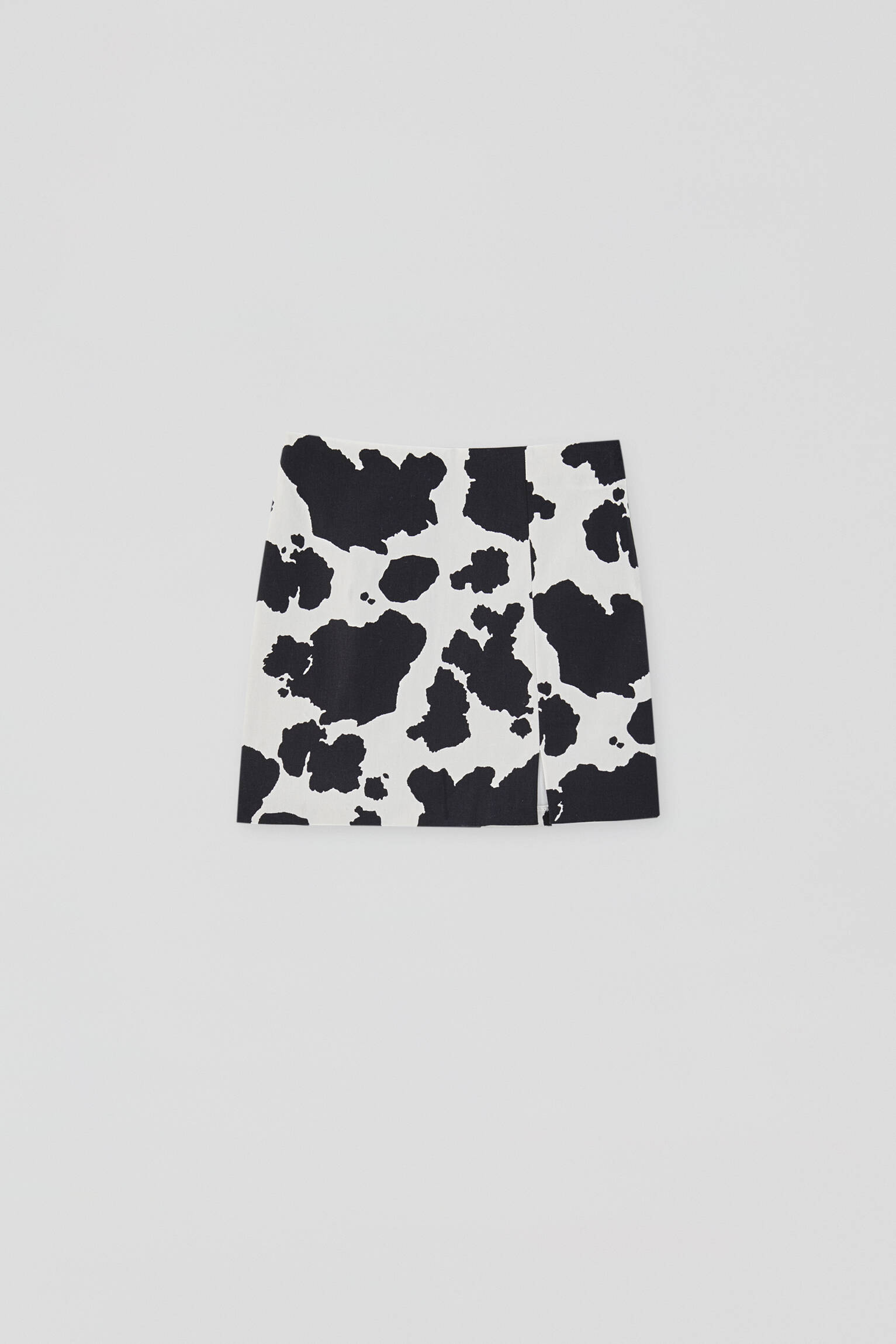 pull and bear cow print skirt