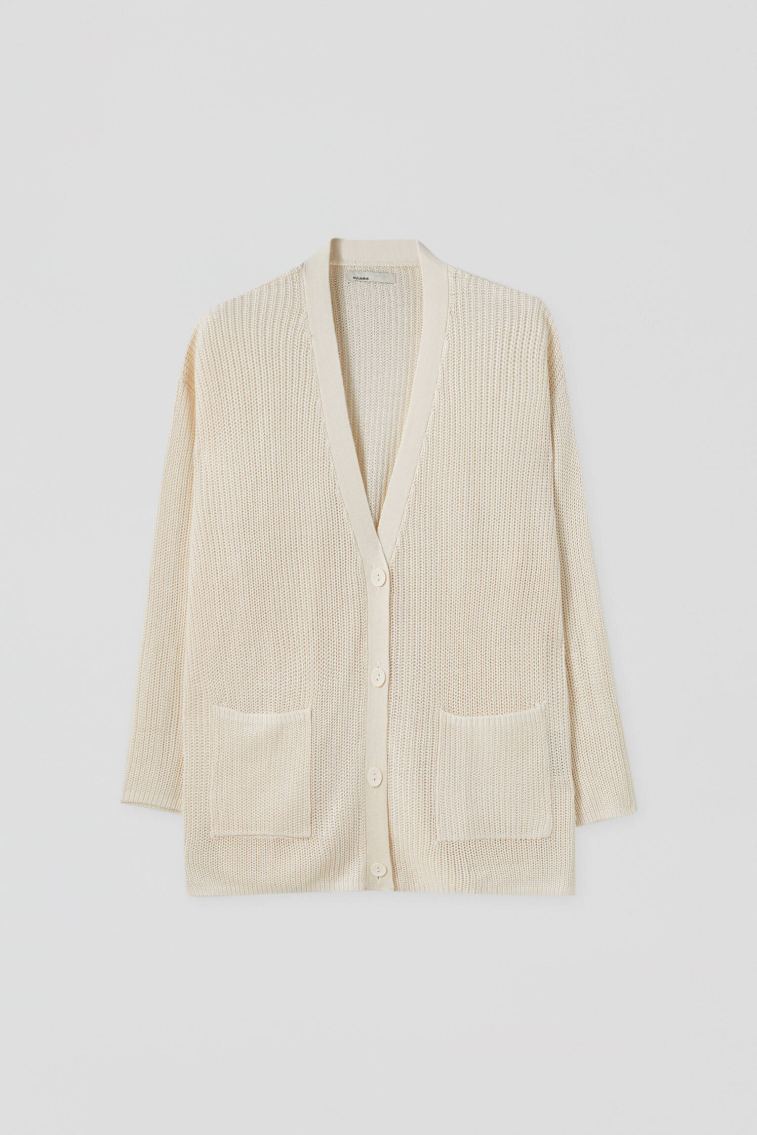 pull and bear knit cardigan