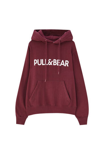 yellow pull and bear hoodie