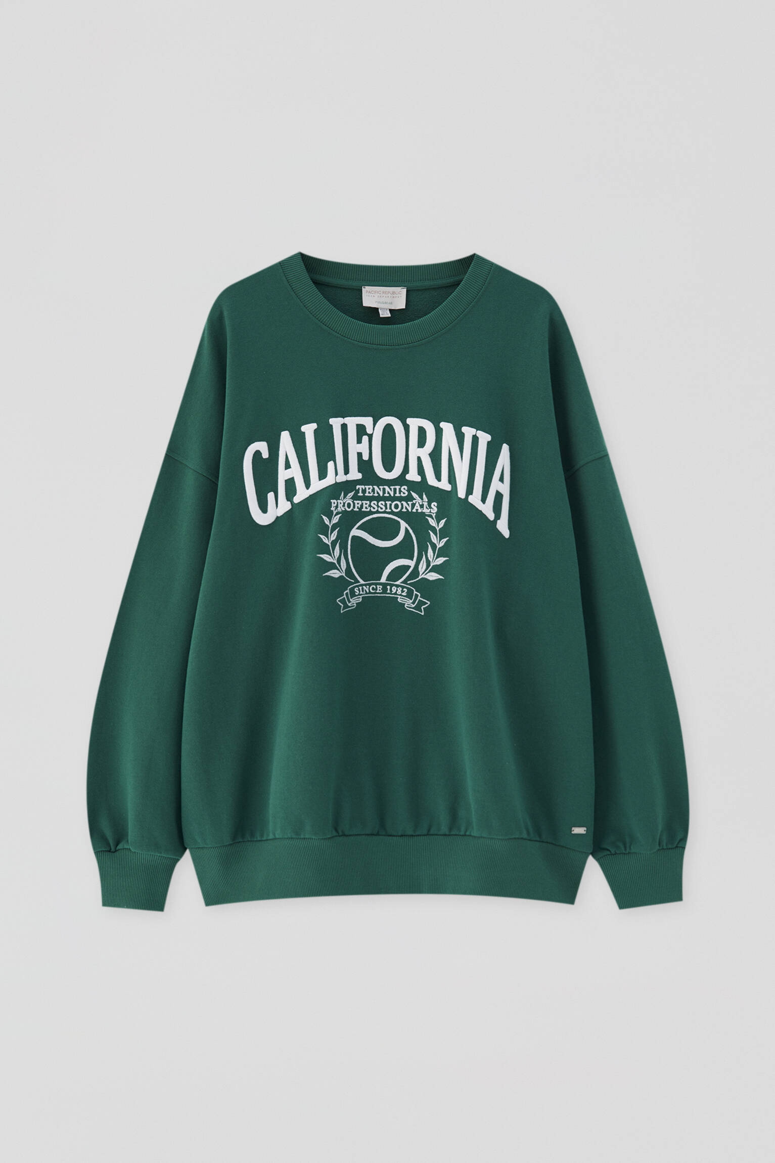 pull and bear green sweater