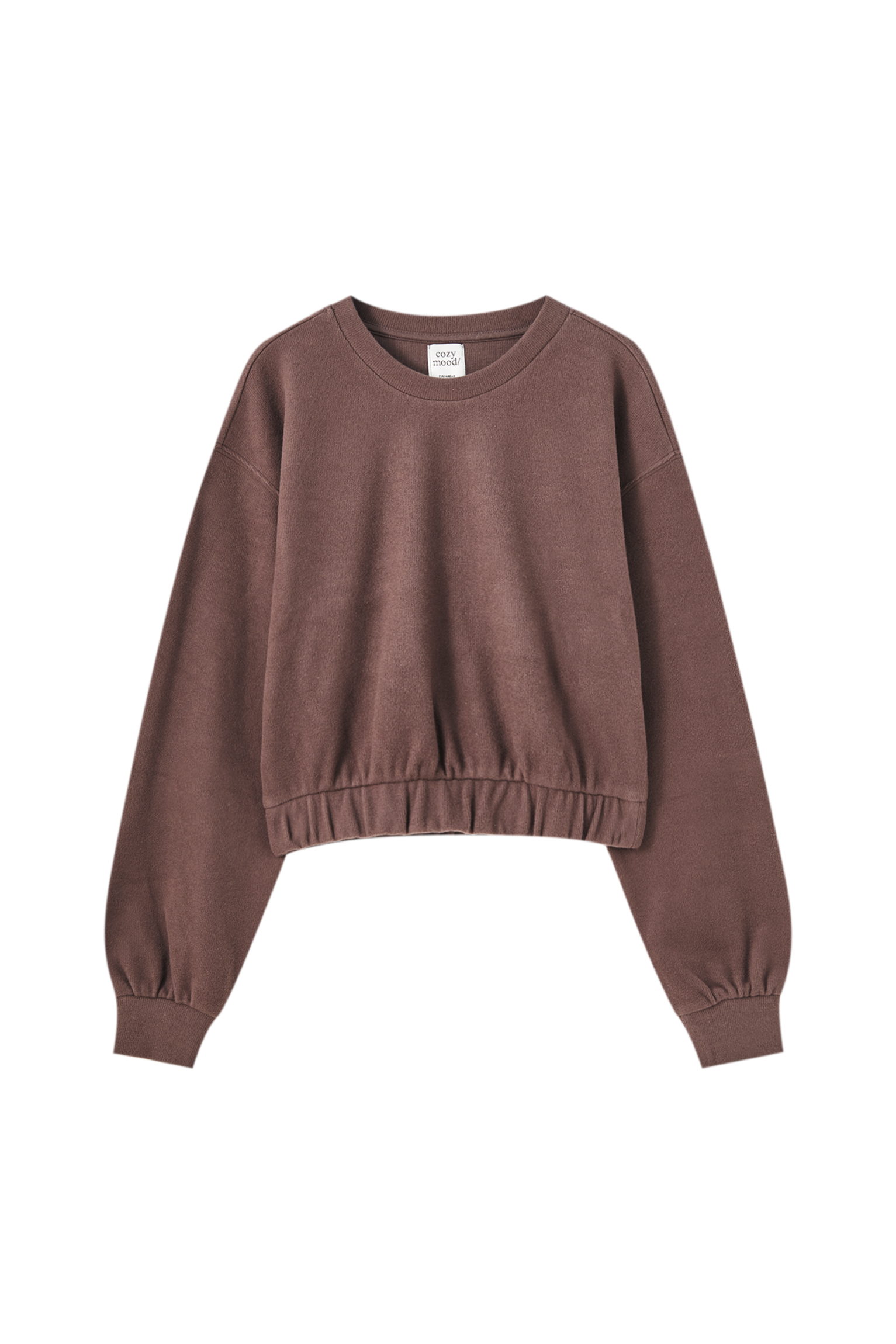chocolate brown sweatshirt