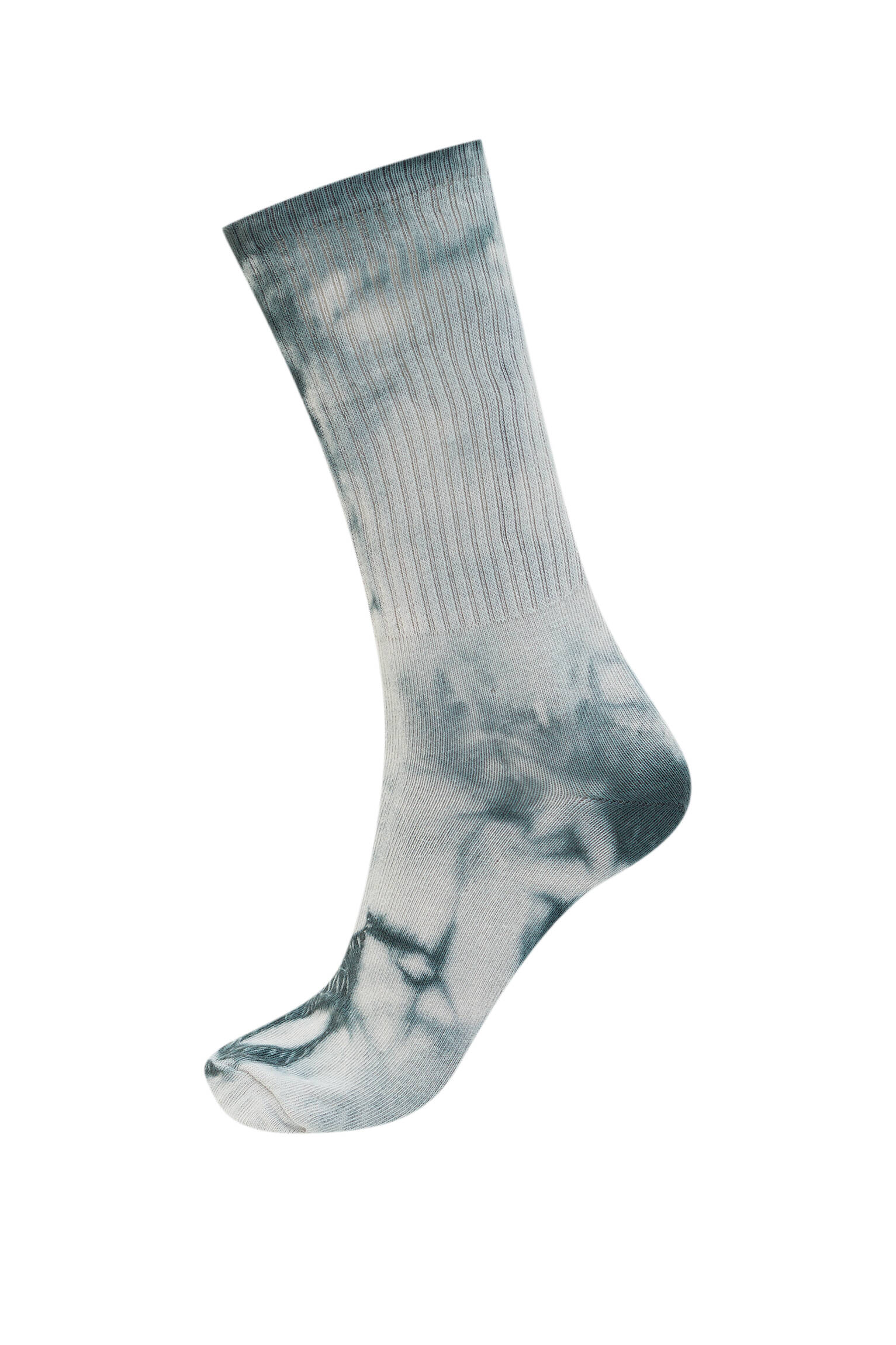 Серый Спортивные носки с принтом тай-дай Pull & Bear