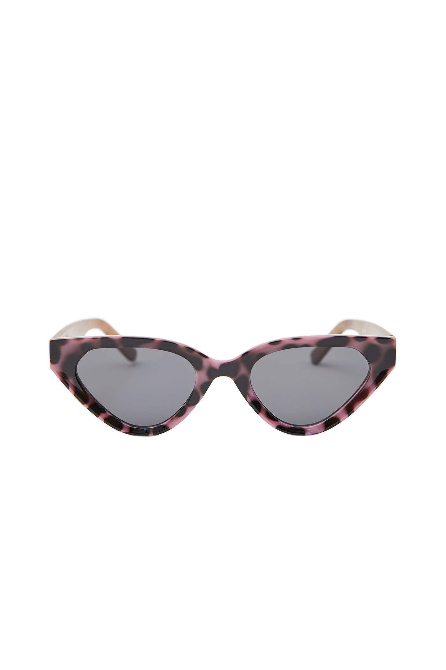 РОЗОВЫЙ Солнцезащитные очки в двухцветной оправе «кошачий глаз» Pull & Bear