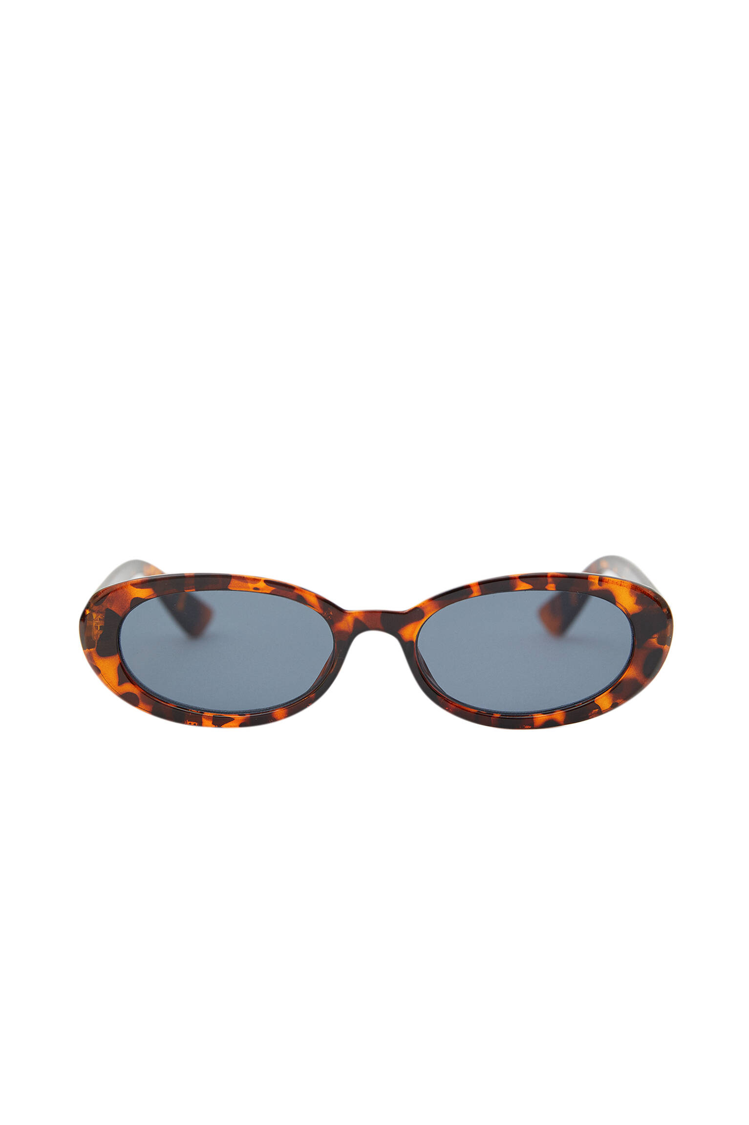 КОРИЧНЕВЫЙ Солнцезащитные очки в овальной оправе под черепаху Pull & Bear