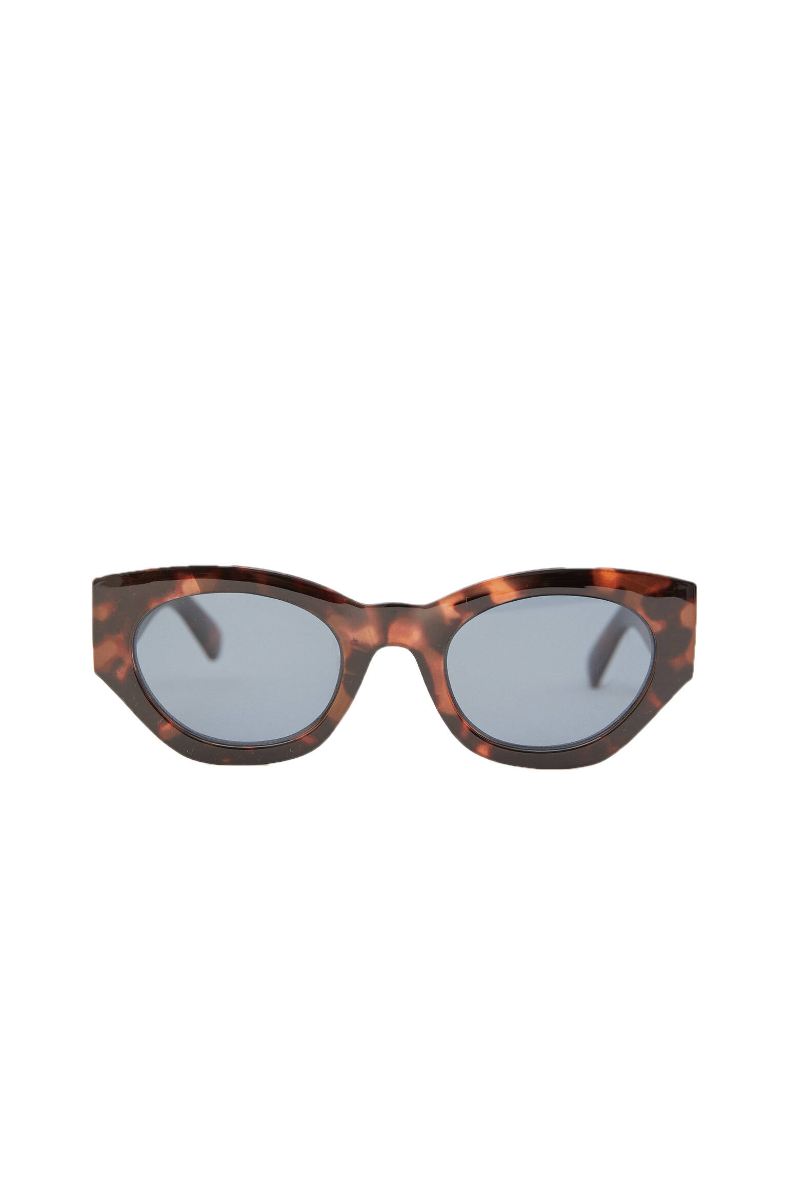 КОРИЧНЕВЫЙ Солнцезащитные очки макси в оправе под черепаху Pull & Bear