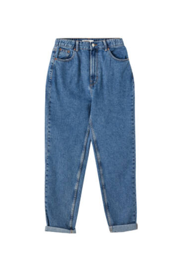 Mom jeans with elastic waistband - PULL 