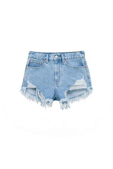 short jeans mujer 2021