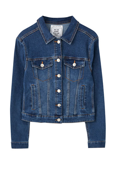 Women S Denim Jackets Pull Bear